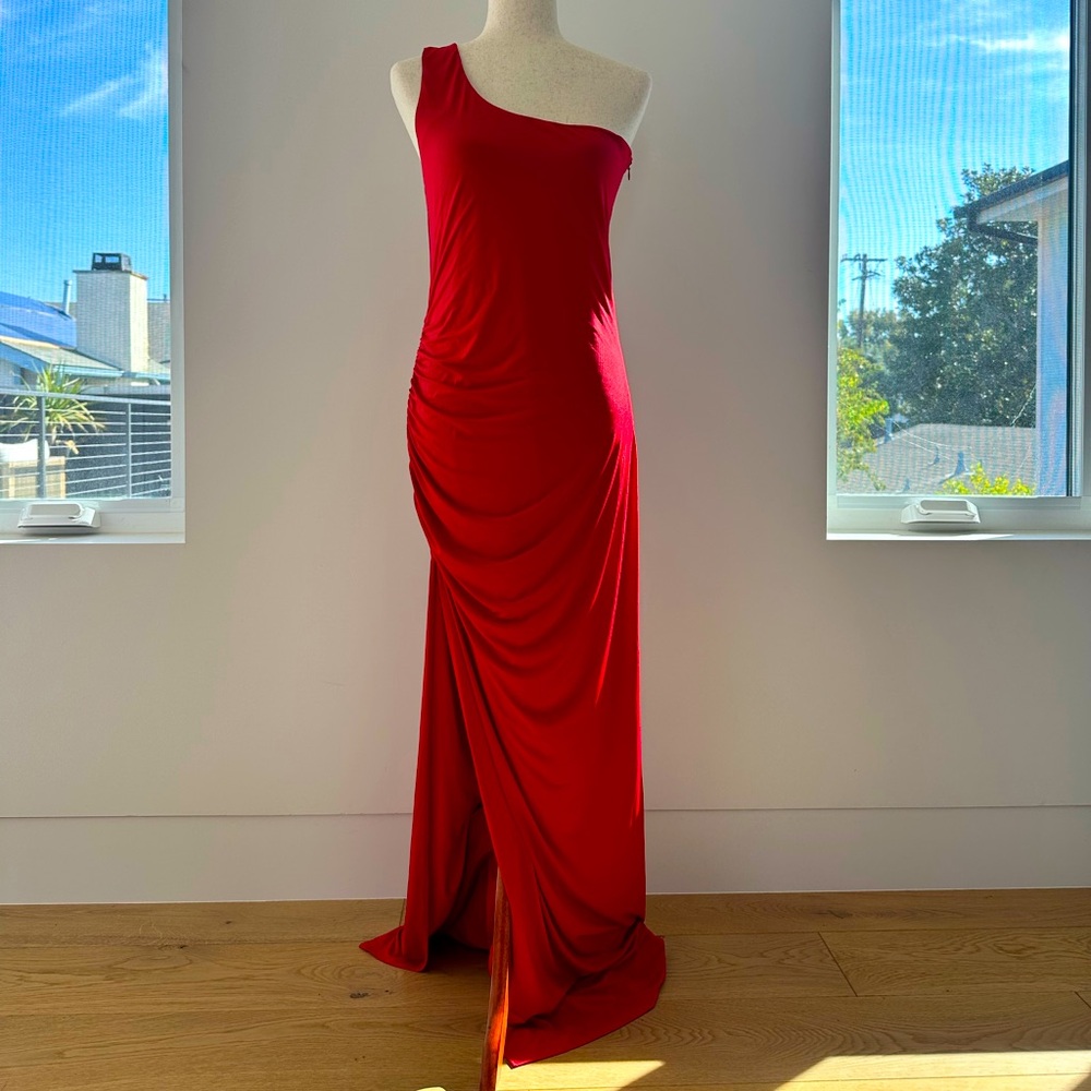 Remi X Revolve GiGi Maxi Dress in Cherry Red; Size Large